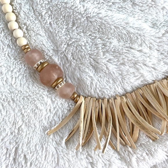 Anchor Beads Coconut Wood Necklace - Picture 2 of 6